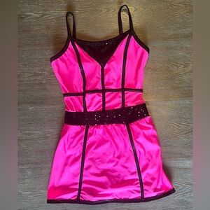 Pink and Black Dance Costume, leotards/dress